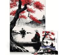 Lonesome Fisher Jigsaw 1000 Pieces for Adults FreeTime Game Accurate Cut Fun Challenge Game Night (38x52cm)