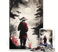 Lonesome Fisher Jigsaw 1000 Pieces for Adults Relax Game Stress Relief Fun Challenge Premium Gift (38x26cm)