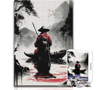 Lonesome Fisher Jigsaw 1000 Pieces for Teenagers Educational Play for Skill Growth for Special Moments Size 38x52cm