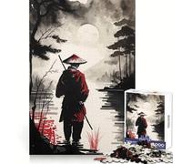 Lonesome Fisher Jigsaw 1000 Pieces for Teenagers Home Fun Skill Play Family Activity Table Accent (50x75cm)