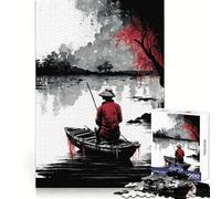 Lonesome Fisher Jigsaw for Adults1000 Pieces Mental Skill Smooth Cut Enjoyable Challenge (38x26cm)