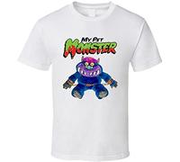 Lonesome My Pet Monster Retro 80s Toy T Shirt White