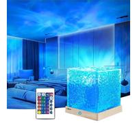 Lonexo OceanWave™ Ocean Wave Galaxy Projector, Night Light with Remote Control, 16 Colors Gradual Rotating Northern Lights Lamp, 30 Lighting Modes, Ideal for Bedroom Kids Lamp, Projector lamp Light