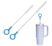 Long 10 & 12 Inch Food-Grade Metal Straw Cleaner Brush