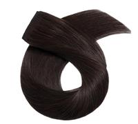 Long 16-26 Inch Clip In Human Hair Extensions One Piece with 5 Clips Brazilian Blonde Straight Hairpieces(Dark Brown,26inches)
