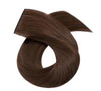 Long 16-26 Inch Clip In Human Hair Extensions One Piece with 5 Clips Brazilian Blonde Straight Hairpieces(Medium Brown,22inches)