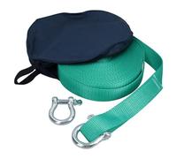 Long 20m Recovery Strap Tow Rope & Two Shackles 8T Storage Bag 4x4 Off Road