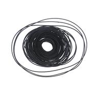 Long 40-135mm 100Pcs Mix Machine Square Drive Belt Kit Replacement Rubber Belt Fit For Recorders DVD Drives Mix Square Cassette Tape Belt