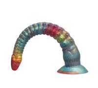 Long Anal Dildo Sex Toys for Women, Realistic Fantasy Alien Butt Plug with Strong Suction Cup for Hands-Free Play, Huge Monster Anal Plug for Vagina & Anal Stimualtion for Couples (S)