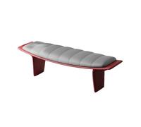 Long and Narrow Leather Bench for Entryway Living Room or Bedroom - Stylish XXL Ottoman with Storage at Foot of Bed - Modern Design for Home Décor
