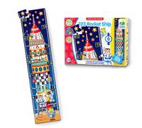Long and Tall Puzzles - 123 Rocket Ship - 51 Piece 5-foot-long Preschool STEM Puzzle Learning Puzzles for Kids Ages 3-5 Educational Gifts for Boys
