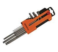 Faithfull FAIHKS9MBLA Long Arm Ball End Hex Key Set of 9 Metric