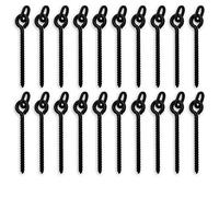 Long Bait Screws 24mm with Oval Link Loop Carp Fishing Terminal Tackle for Pop up Ronnie Rigs Etc (x 100)