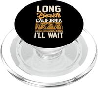 Long Beach California Name Somewhere Better I'll Wait PopSockets PopGrip for MagSafe