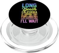Long Beach California Name Somewhere Better I'll Wait PopSockets PopGrip for MagSafe