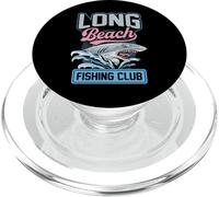 Long Beach Fishing Club Shark Graphic California PopSockets PopGrip for MagSafe
