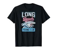 Long Beach Fishing Club Shark Graphic California T-Shirt