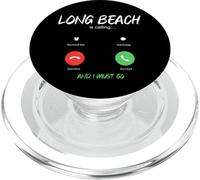Long Beach Is Calling And I Must Go California Traveling PopSockets PopGrip for MagSafe