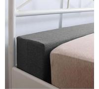 Long Bed Gap Filler, Custom Size Mattress Gap Filler Headboard Pillow for Single/Double/King Bed, Close Gap Between Headboard & Mattress or Foot Board, Mattress Bolster (200x20x20,Dark gray)