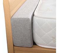 Long Bed Gap Filler, Custom Size Mattress Gap Filler Headboard Pillow for Single/Double/King Bed, Close Gap Between Headboard & Mattress or Foot Board, Mattress Bolster (100x5x5cm,Light gray)