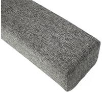 Long Bed Space Filler Cushion 90/120/140/160/180 cm Gap Closure for Headboard or Footboard Mattress Support Pillow for Twin/Double/King Beds (Dark Grey 140x5x20cm)