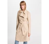 Long Belted Trench Coat beige