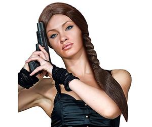 Long Big Plait - Brown Wig for Hair Accessory Fancy Dress