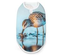 Long-billed Curlew Cute Cute Pet Supplies Soft Dog Sweaters Printing for Dogs Puppy Cats XL