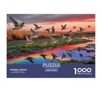 Long-billed Curlew Wooden Jigsaw Puzzle Waterproof 1000 Piece Puzzles for Adults Impossible Educational Games