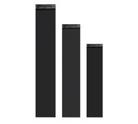Long Black Poly Mailers 7x24 Inches 100 Pack Envelopes Bag for Unique Items, Self Sealing Waterproof Mailing Shipping Bags II