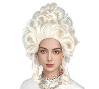 Long Blonde Curly For Women Girls Costume Realistic Dolly&Anime Halloween Fancy dress
