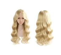 Long Blonde Wig Rapunzel Hair, 27’’ Bob Wig Realistic Curly Wigs Fancy Dress for Women Ladies, Blonde Human Hair Wigs for Daily Use Party Cosplay Wedding
