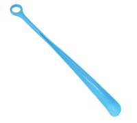 Long Blue Shoe Horn 45cm with Hanging Loop