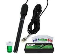 Long Body pH Electrode with BNC Socket Probe 300cm Cable 0-14pH for pH Meter, pH Controller pH Device Economical Sensor