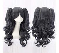 Long Body Wave Lolita cosplay wig Universal thick brown Pink Blonde purple blue Multi-color Synthetic hair with 2 Ponytails wigs lolita wig WIG 03