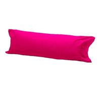 Long Bolster Pillow Case Fuchsia 5 Feet, Bolster Pillowcase with Envelope Closure, Multi-Purpose Large Bolsters For Nursing Pregnancy Maternity Neck Support (Fuchsia 5FT, 60″x19″ inch)