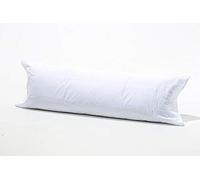 Long Bolster Pillow Case White 4 Feet, Bolster Pillowcase with Envelope Closure, Multi-Purpose Large Bolsters For Nursing Pregnancy Maternity Neck Support (White 4FT, 48″x19″ inch)