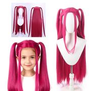 Long Braided Cosplay Wig,Anime Costume Purple Wigs for Women Girl,Anime Cosplay Wigs for Halloween Ani me,and Costume Events Cos tume Party,Demon Braid Wig Halloween Cos play Props