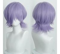 Long Braided Cosplay Wig,Anime Costume Purple Wigs for Women Girl,Anime Cosplay Wigs for Halloween Ani me,and Costume Events Cos tume Party,Demon Braid Wig Halloween Cos play Props