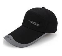 Long Brim Baseball Cap for Men Sun Visor Hat Peak Cap Snapback Hat Sun UV Protection Hat Adjustable Outdoor Sports Casual Hat with Built-in Sweatband for Hiking Camping Travelling Running Cycling