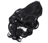 Long Brown Wig, Lady Curly Wig for Women Party Cosplay | High Temperature Fiber, Black Water Wave Style, Skin-friendly Breathable Comfort, Realistic Daily Wear