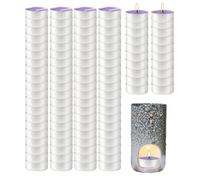 Long Burn Tea Light Candles - Scented Tea Light Tea Candles | Pack of 100 Romantic Wedding Candles Warm Candle Drip Free 4 Hours Burning for Birthday, Wedding, Party