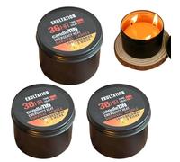 Long-Burning Emergency Candle, 3 Wicks, Camping Candles Survival, Long Lasting Disaster Candle, 36-Hour Survival Kit inTin Box, Smokeless Candles for Blackouts, Winter Storms, Hunting, Camping (3pcs)