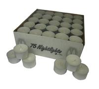 long burning tealights, pack of 75
