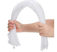 Long Cable Ties, 200 Pack Industrial Zip Ties 450mm x 5.5mm Garden Ties | Heavy Duty Plastic Tie Wraps, Self-Locking for Home, Office, Cable Management and DIY
