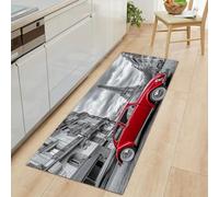 Long Carpet Runner 60 x 180 cm, Non-slip Street Car Hallway Runner Door Mat - Washable Urban Photography Area Rugs Kitchen Floor Mat Carpet for Bathroom Entrance Bedroom Stair