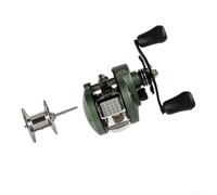 Long Cast Fishing Reel 10 Magnetic Beads CNC Spool | Full frame, 12kg max drag, handles big fish, smooth for force spread, base