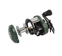 Long Cast Fishing Reel 10 Magnetic Beads CNC Spool | Full frame, 12kg max drag, handles big fish, smooth for force spread, base