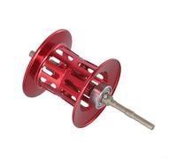 Long Cast Spool For Abu Garcia Bmax3 Pmax3 B3 P3 S3 Smax3 Orra2sx Omax3 Purmax3 Revo4, 170m Line Capacity, Metal(Stainless steel red)