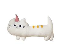 Long Cat Pillow, Soft Animal Plush, Cute Hugging Toy, Cuddly Kitten Design, Stuffed Pillow for Kids, Girls, Boys, Christmas Decorations, Bedroom Decor, Naptime Comfort